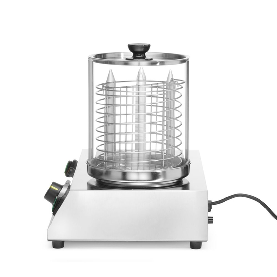 Hendi Würstchen- und Hotdog-Brötchenwärmer, 220-240V/550W, 500x310x(H)395mm, Bild 5