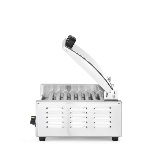 Hendi Rollengrill, 1-Zone mit Energiesparabdeckung, 9 Rollen, 230V/790W, 566x450x(H)259mm, Bild 7