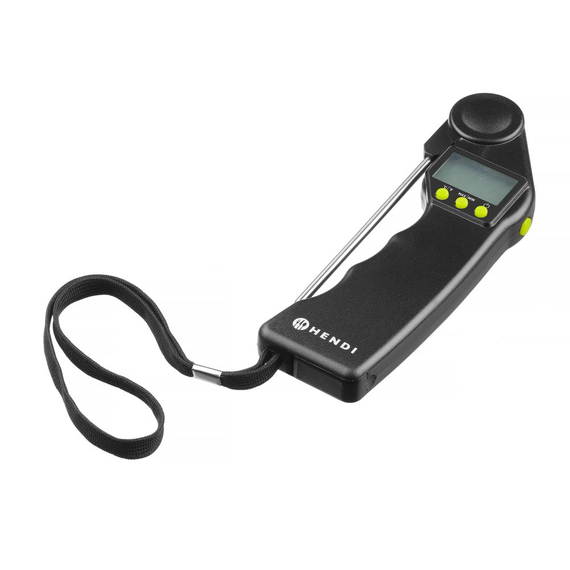 Hendi Digitales Thermometer mit klappbarer Sonde, Schwarz, 160x55x(H)20mm, Bild 7