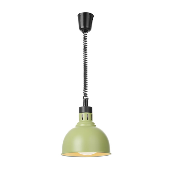 Hendi Höhenverstellbare Wärmelampe, kuppelförmig, Grün, 230V/250W, ⌀250x(H)207mm, Bild 2