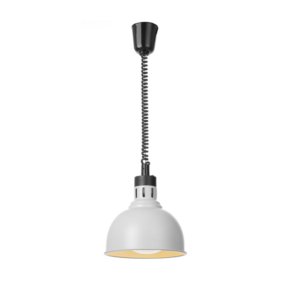 Hendi Höhenverstellbare Wärmelampe, kuppelförmig, Weiß, 230V/250W, ⌀250x(H)207mm, Bild 2
