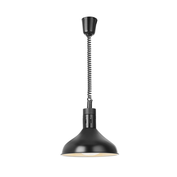 Hendi Höhenverstellbare Wärmelampe, glockenförmig, Schwarz, 230V/250W, ⌀295x(H)207mm, Bild 2