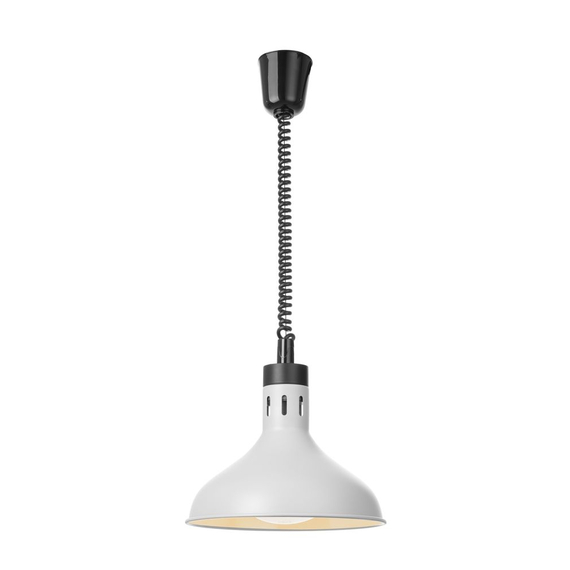 Hendi Höhenverstellbare Wärmelampe, glockenförmig, Weiß, 230V/250W, ⌀295x(H)207mm, Bild 2