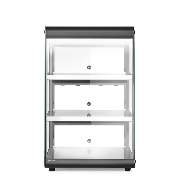 Hendi Beheiztes Thekendisplay, Schwarz, 220-240V/500W, 472x447x(H)775mm, Bild 5