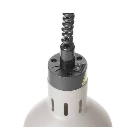 Hendi Höhenverstellbare Wärmelampe, zylinderförmig, Weiß, 230V/250W, ⌀175x(H)250mm, Bild 7