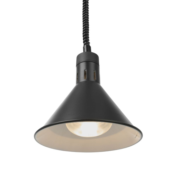 Hendi Höhenverstellbare Wärmelampe, konisch, Schwarz, 230V/250W, ⌀275x(H)250mm, Bild 3