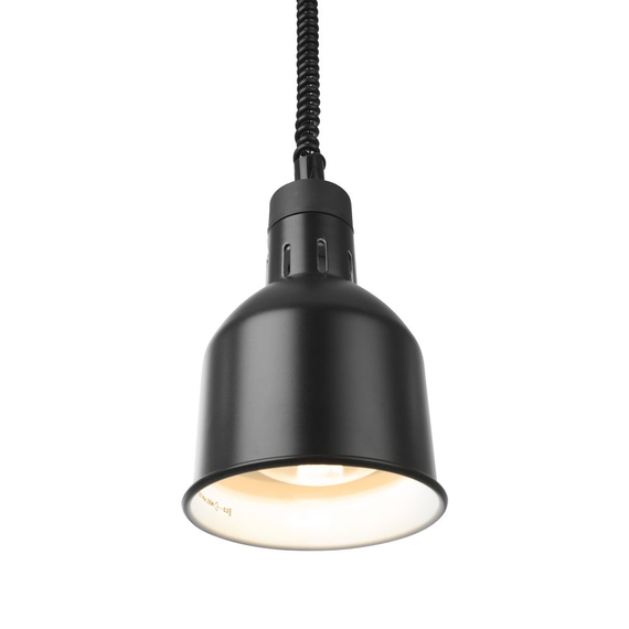 Hendi Höhenverstellbare Wärmelampe, zylinderförmig, Schwarz, 230V/250W, ⌀175x(H)250mm, Bild 5
