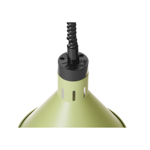 Hendi Höhenverstellbare Wärmelampe, konisch, Grün, 230V/250W, ⌀275x(H)250mm, Bild 7