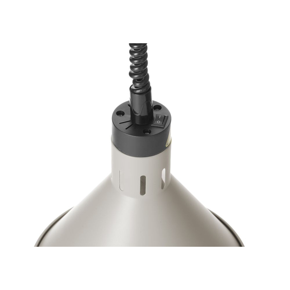 Hendi Höhenverstellbare Wärmelampe, konisch, Weiß, 230V/250W, ⌀275x(H)250mm, Bild 9