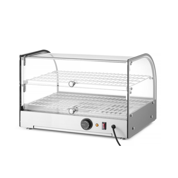 Hendi Warmhaltevitrine doppelt, doppelt, Schwarz, 220-240V/800W, 554x376x(H)376mm, Bild 5