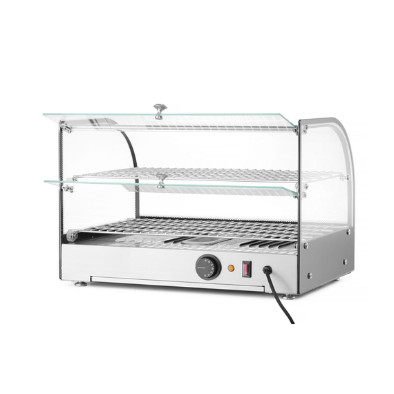 Hendi Warmhaltevitrine doppelt, doppelt, Schwarz, 220-240V/800W, 554x376x(H)376mm, Bild 7