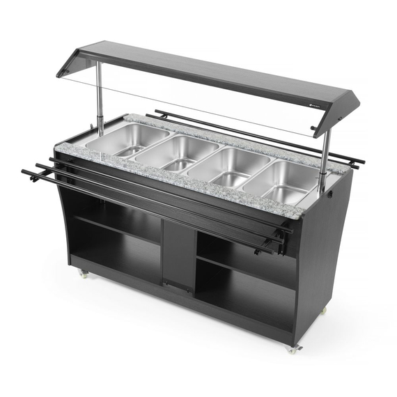 Arktic Buffet-Theke beheizt, GN 1/1, 1490x765x(H)1370mm, Bild 9