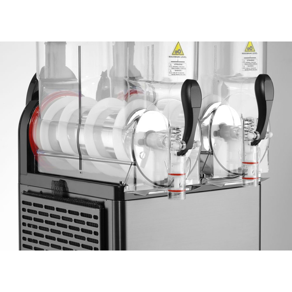 Arktic Slush-Eis-Maschine 2x12 L, 24L, Schwarz, 220-240V/710W, 415x507x(H)810mm, Bild 4