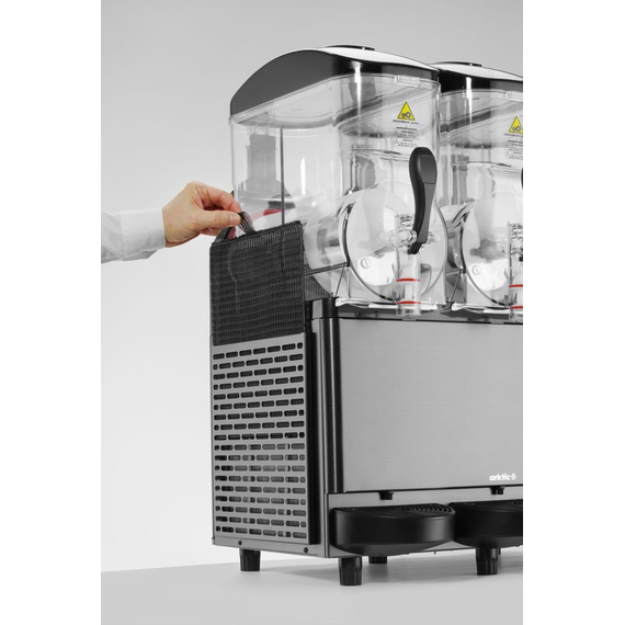 Arktic Slush-Eis-Maschine 3x12 L, 36L, Schwarz, 220-240V/1080W, 610x490x(H)775mm, Bild 5