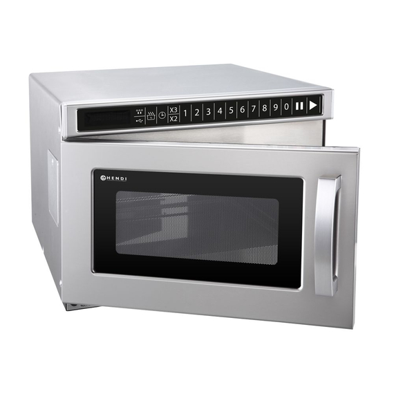 Hendi Mikrowelle, programmierbar via USB-Anschluss 1800W, 230V/3000W, 560x419x(H)336mm, Bild 7