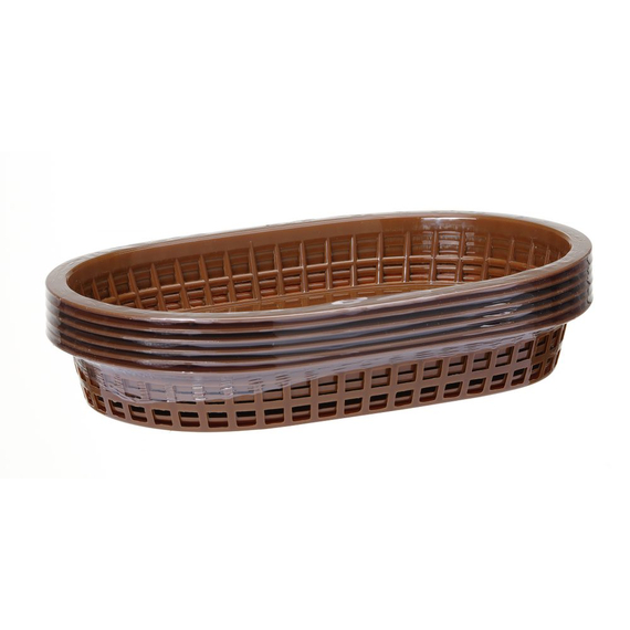 Hendi Servierkörbe im Fastfood-Stil, Braun, 6 Stk., 275x175x(H)38mm, Bild 9