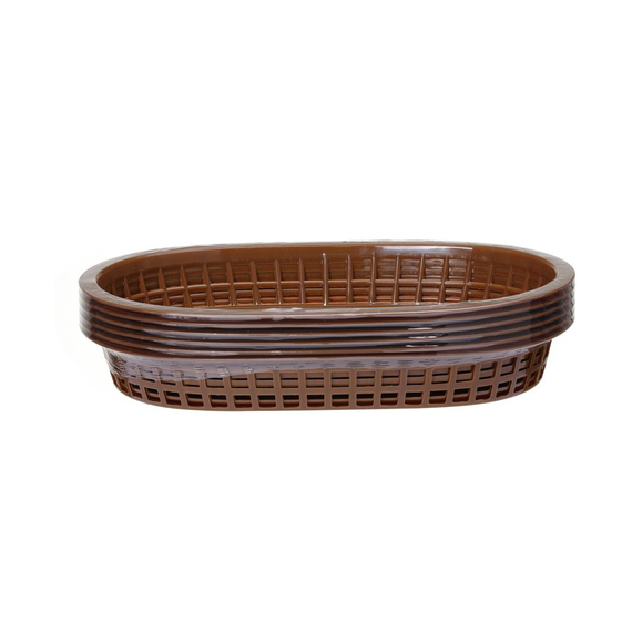 Hendi Servierkörbe im Fastfood-Stil, Braun, 6 Stk., 275x175x(H)38mm, Bild 7