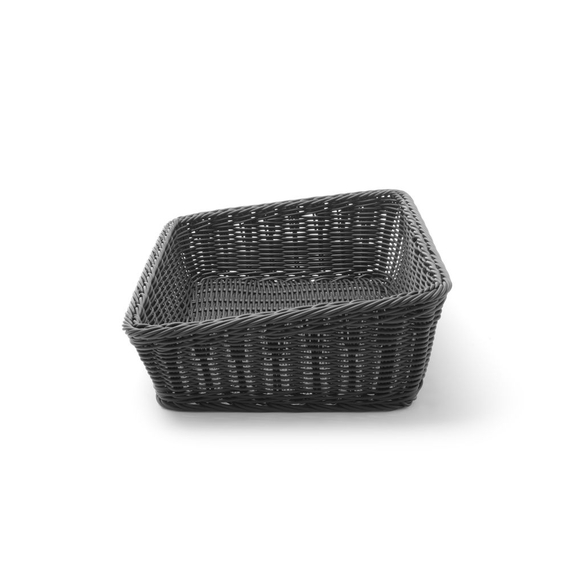 Hendi Brotkorb, abgeschrägt, Schwarz, 400x300x(H)120mm, Bild 3