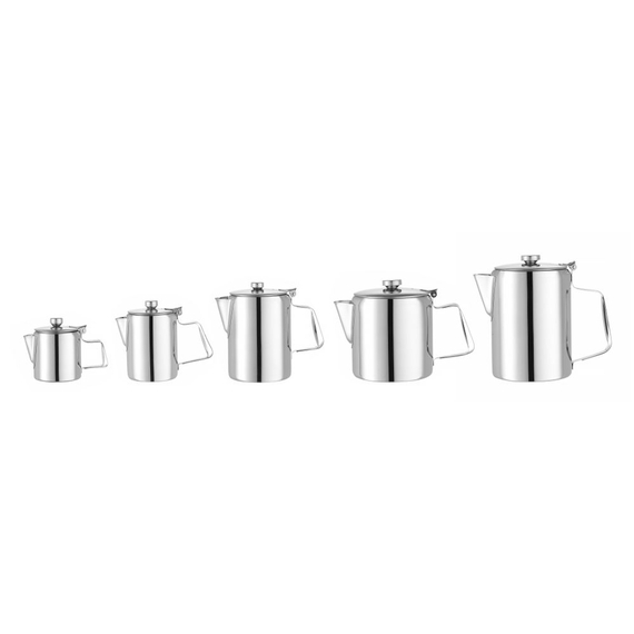 Hendi Kaffee-/Teekanne mit Klappdeckel, 1,4L, ⌀126x(H)185mm, Bild 3