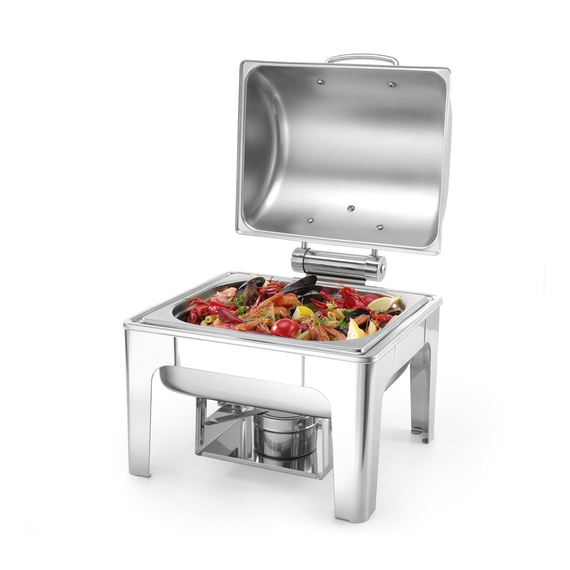 Hendi Chafing Dish GN 1/2, Spiegelglanz, Profi Line, 4L, 365x345x(H)345mm, Bild 3