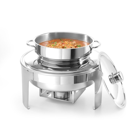 Hendi Suppen Chafing Dish, Spiegelglanz, Profi Line, 10L, ⌀420x(H)380mm, Bild 3