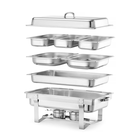 Hendi Chafing Dish Gastronorm 1/1, Kitchen Line, 9L, 585x385x(H)315mm, Bild 9