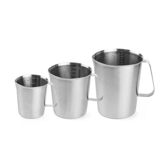 Hendi Messbecher, Edelstahl, 0,5L, ⌀90x(H)105mm, Bild 3