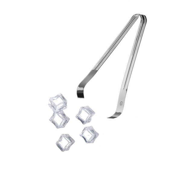 BarUp Eiswürfelzange, Silber, (L)180mm, Bild 3
