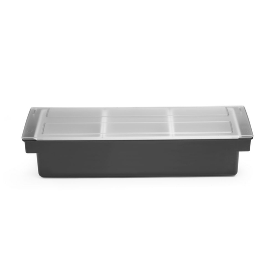 BarUp Zutatenbehälter – 3 Fächer, Schwarz, 480x150x(H)100mm, Bild 3