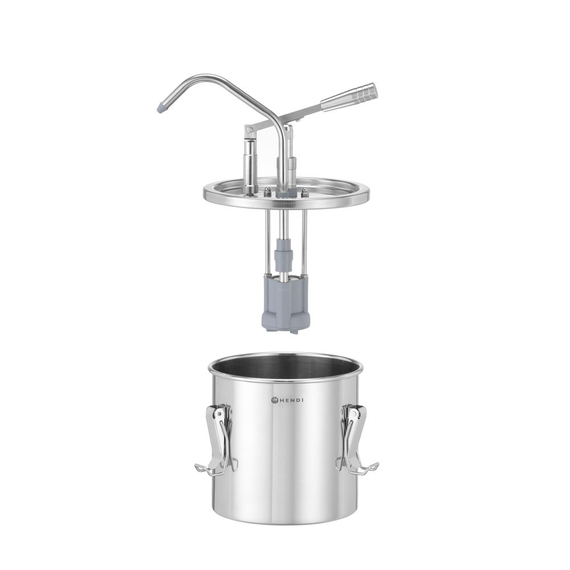 Hendi Saucenspender, Edelstahl, einzeln, 4, 5L, ⌀198x(H)360mm, Bild 2