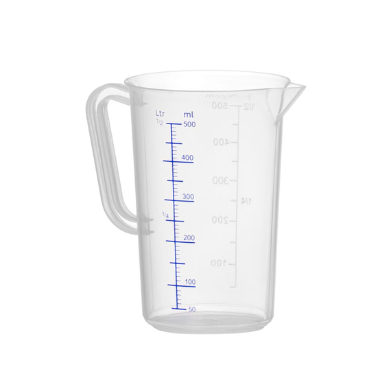 Hendi Messbecher, Polyproylen, 0,5L, ⌀90x(H)140mm, Bild 2