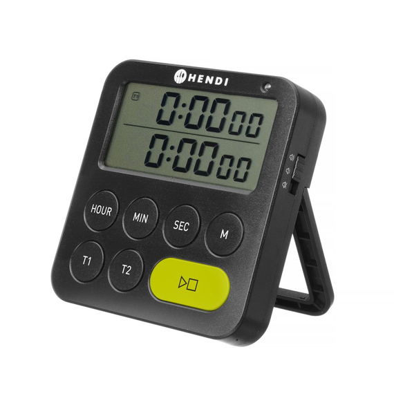 Hendi Timer, doppelt, Schwarz, 82x20x(H)86mm, Bild 7
