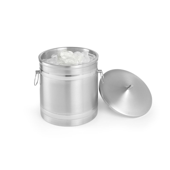 BarUp Eiskübel doppelwandig, 5L, Silber, ⌀200x(H)230mm, Bild 5