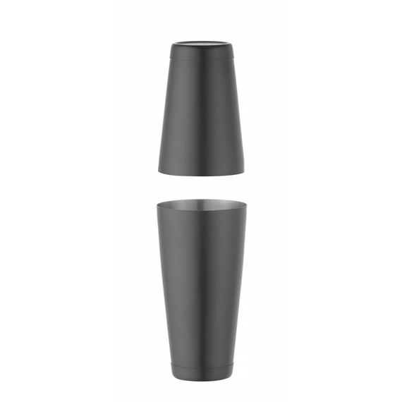 BarUp Tin-on-Tin Boston Shaker, 0,8L, Schwarz, ⌀90mm, Bild 3