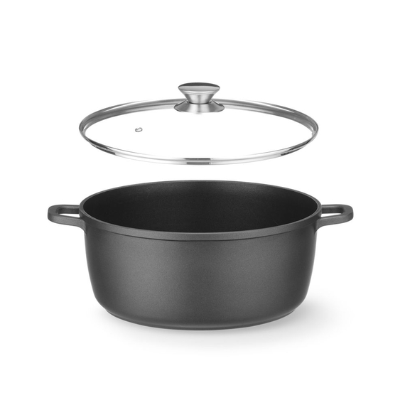 Hendi Kasserolle mit Antihaft-Beschichtung, 9L, Schwarz, 405x332x(H)138mm, Bild 3