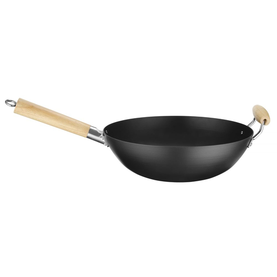 Hendi Wok mit Holzgriff, ⌀324x565mm, Bild 3