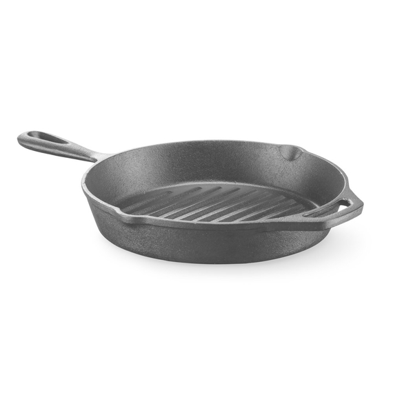Hendi Gusseisen-Grillpfanne, 398x265x(H)48mm, Bild 3