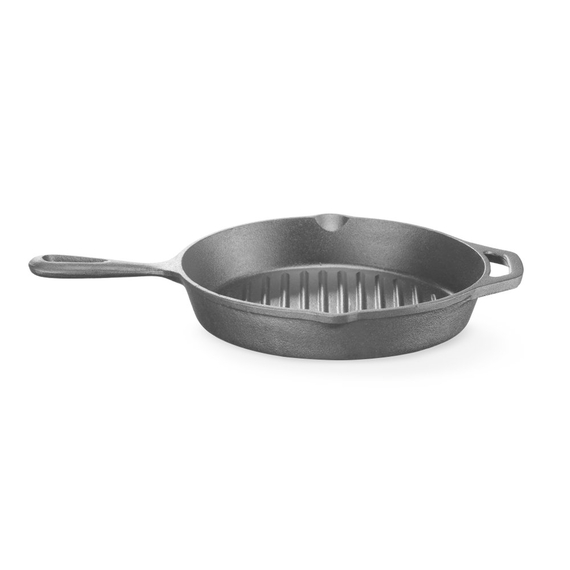 Hendi Gusseisen-Grillpfanne, 398x265x(H)48mm, Bild 5