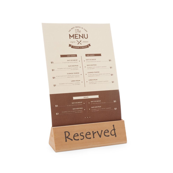 Hendi Tischschild Reserviert, reserved, 152x44x(H)44mm, Bild 5