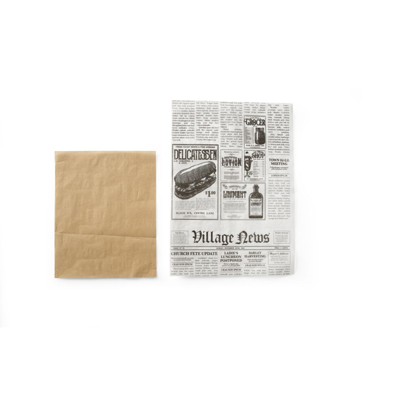 Hendi Einschlagpapier, fettdicht, Zeitungsdruck, 500 Stk., 250x350mm, Bild 7