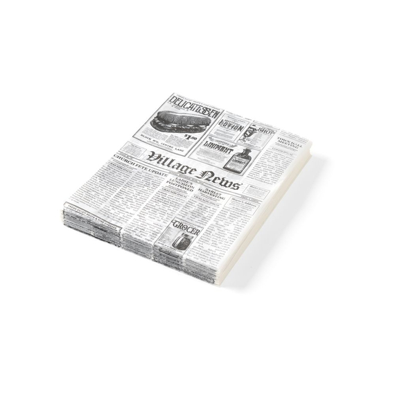 Hendi Einschlagpapier, fettdicht, Zeitungsdruck, 500 Stk., 200x250mm, Bild 3