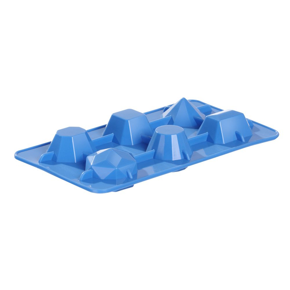 BarUp Eiswürfelform, edelsteinförmig, Blau, 2 Stk., 190x105x(H)30mm, Bild 3