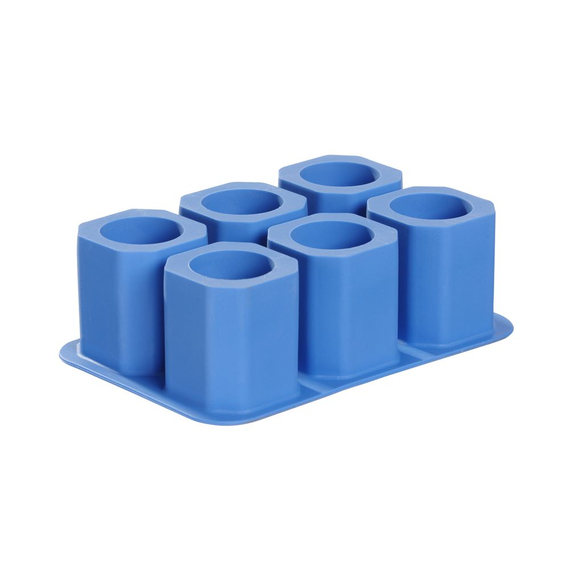 BarUp Eiswürfelform, Shotglas, Blau, 125x190x(H)60mm, Bild 3