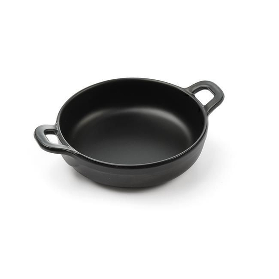 Hendi Miniatur-Pfanne aus Melamin, rund, Schwarz, 189x147x(H)37mm, Bild 3