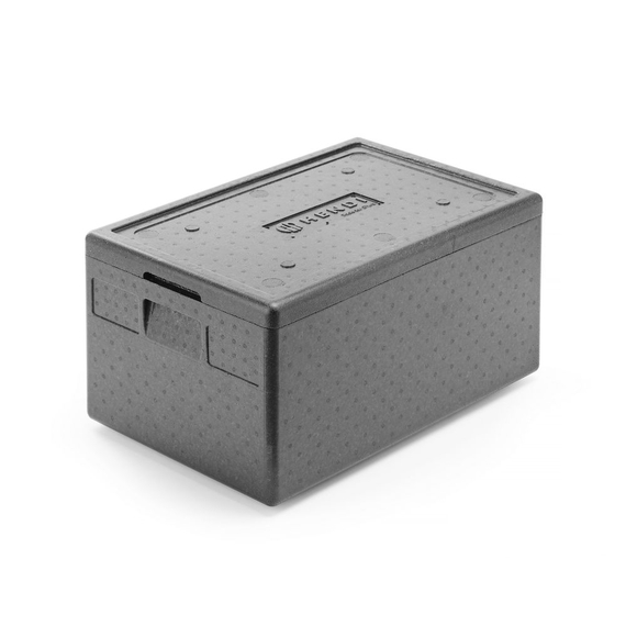 Hendi Isolierbehälter, Kitchen Line, GN 1/1, 46L, Schwarz, 600x400x(H)320mm