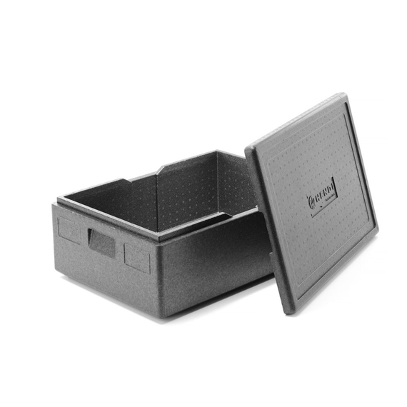 Hendi Isolierbehälter, Kitchen Line, GN 1/1, 53L, Schwarz, 685x485x(H)260mm, Bild 2