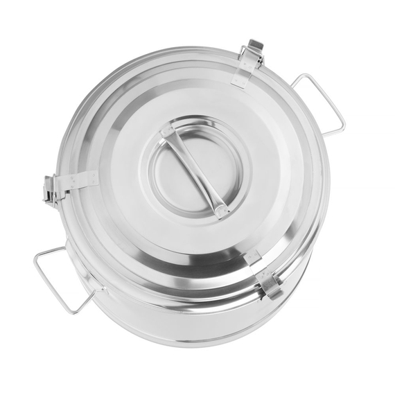 Hendi Isolierter tragbarer Behälter, Kitchen Line, 19L, Silber, ⌀350x(H)400mm, Bild 5