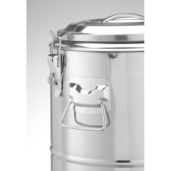 Hendi Isolierter tragbarer Behälter, Kitchen Line, 19L, Silber, ⌀350x(H)400mm, Bild 7