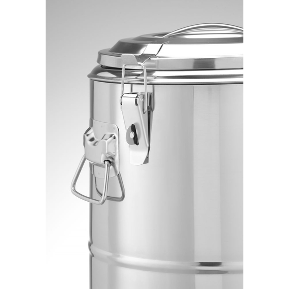 Hendi Isolierter tragbarer Behälter, Kitchen Line, 19L, Silber, ⌀350x(H)400mm, Bild 9
