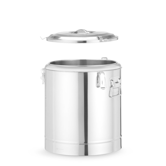 Hendi Isolierter tragbarer Behälter, Kitchen Line, 36L, Silber, ⌀400x(H)500mm, Bild 5